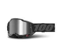 Maschera cross 100% Accuri 2 nero specchio argento