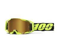 100% 100% - Occhiali Armatic Neon Giallo True Gold Mirror