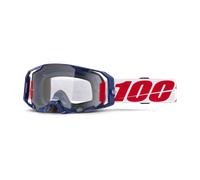Occhiali da motocross 100% ARmatic Mach Z con plexi trasparente