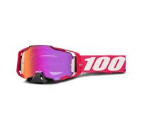 Maschera ARMEGA HYPER Bianco Rosso 100% - UN: UN