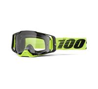 §Maschera Cross 100% Armega Giallo Neon - Lente Trasparente§