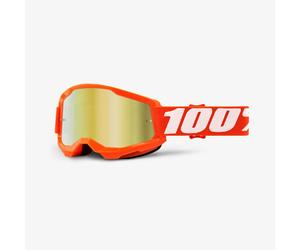 MASCHERA CROSS 100% MODELLO STRADA A SPECCHIO ARANCIO 50421-259-05