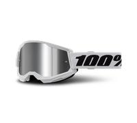 §Maschera Cross 100% Strata 2 Bianco-Argento§
