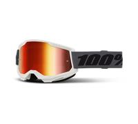 100% Maschera STRATA 2 Grigio - Lente Specchio Rosso