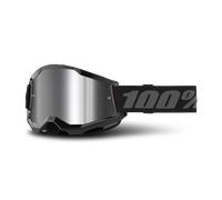 100% Strata 2 Occhiali da motocross neri unisex, onesize