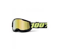Maschera Cross 100% The Strata 2 Solar Eclipse Nero-Oro