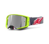 ALPINESTARS ALPINESTARS - Occhiali Supertech Corp Giallo Fluo / Rosso / Mirror Silver Lens 2025