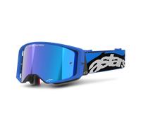 Maschera Cross Alpinestars Supertech Stream Blu Blu