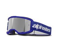 Maschera Cross Alpinestars Vision 3 Wordmark Lente Specchio Blu Blu