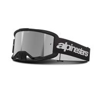 Maschera Cross Alpinestars Vision 3 Wordmark Lente Specchio Nero Nero