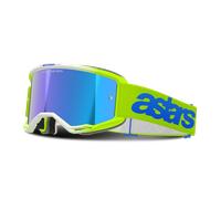 Alpinestars Vision 5 Blaze, occhiali a specchio male Verde Fluo/Blu Blu A Specchio