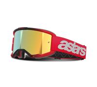 Alpinestars Vision 5 Blaze Mirror Occhiali da motocross, rosso per maschi