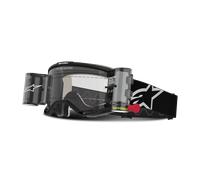 Alpinestars Occhiali da motocross Vision 5 Corp Donna Nero/Bianco Lente Trasparente