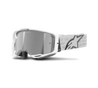 Alpinestars Vision 8 Corp, occhiali a specchio male Bianco/Nero Argento A Specchio