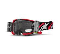 Maschera VISION 8 LUAR Roll Off Rosso Trasparente ALPINESTARS - UN: UN