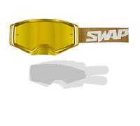 Maschera Cross AURUS GOLD + Tear Off Laminated 2 pezzi