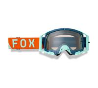 FOX Airspace Tine Maschera da motocross, turchese-arancione per maschi