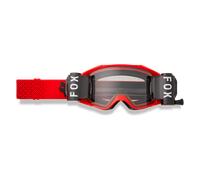 Maschera Cross FOX Vue Roll Off Rosso fluorescente Rosso fluorescente