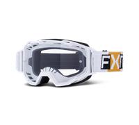 Maschera Cross FXR Maverick Prime Bianco-Oro Bianco