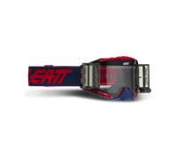 Leatt Velocity 6.5 Roll-Off Combat Occhiali motocross, rosso-blu per maschi
