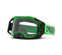 Maschera Cross Oakley Airbrake Moto-Trasparente Verde Verde