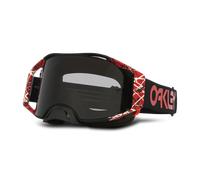 Maschera Cross Oakley Heritage Airbrake Eddie - Dark Grey Rosso Eddie-Grigio Scuro Rosso Eddie-Grigio Scuro