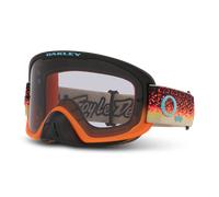 Maschera Cross Oakley O Frame 2.0 Pro M Troy Lee Design Semitrasparente nero/arancio Semitrasparente nero,arancio