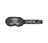 O'NEAL | Gafas para ciclismo y motocross | MX | Lente resistente agli arañazos con trattamento antivaho, 100% protezione UV | Máscara B-10 Solid V.24 | Unisex | Espejo negro plateado | Talla única