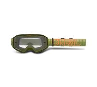 Maschera Cross O'Neal B-10 Striped Verde/Arancio Verde,Arancio