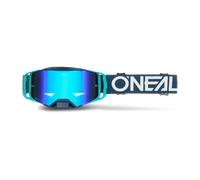 Oneal B-33 HEXA Radium Occhiali da motocross, blu per maschi