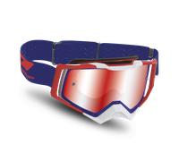§Maschera Cross Progrip 3309FL RAPID Blu-Rosso-Bianco§