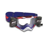 §Maschera Cross Progrip 3309RO RAPID Roll-Off Blu-Rosso-Bianco§