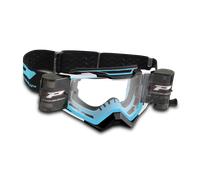 §Maschera Cross Progrip 3309RO RAPID Roll-Off Turchese-Nero-Bianco§