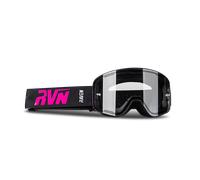 §Maschera Cross Raven Edge Magnetic Nero-Rosa - Trasparente§