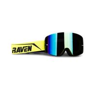 §Maschera Cross Raven Edge Giallo Neon-Nero§