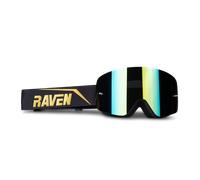 §Maschera Cross Raven Edge Nero-Oro§