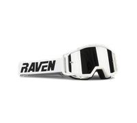 §Maschera Cross Raven Sniper Crew Bianco - Lente Specchio Argento§