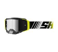 Maschera Cross Shot Core Stripe Neon Yellow Glossy