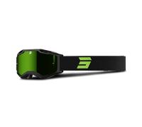 Shot Iris 2.0 Tech Occhiali da motocross, nero-verde per maschi