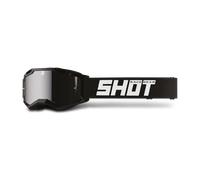 Maschera Cross Shot Race Gear Rocket 2.0 Solid Youth 27 Nero Lucido Nero Lucido