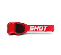 Maschera Cross Shot Race Gear Rocket 2.0 Solid Youth 27 Rosso Lucido Rosso Lucido