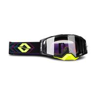 §Maschera Cross Viral Works Series Neo Nera Lente Trasparente§
