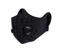 Maschera da allenamento, Maschera antipolvere al carbone attivo Inquinamento Anti-polline Allergeni Viso Filtro gas di scarico PM2.5 Per Corsa Ciclismo Mantieni caldo, Nero, Respiratore