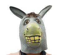 Maschera da asino Shrek in lattice per travestimenti cosplay per Halloween 2026