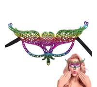 Maschera da ballo mascherata da donna, accessorio per Halloween | Accessori Travestimento Feste Per Ballo Mascherato Cosplay Carnevale Spettacoli Foto Festival Vacanze