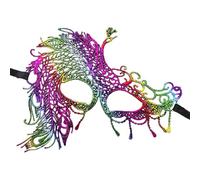 Maschera da ballo mascherata da donna, accessorio per Halloween | Accessori Travestimento Feste Per Ballo Mascherato Cosplay Carnevale Spettacoli Foto Festival Vacanze