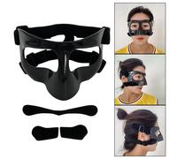Maschera da basket Maschera per il viso Cintura regolabile Uomo Donna Protezione
