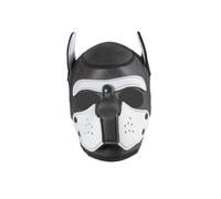 Maschera da cane - Bad Puppy® - Maschera Human Pup in neoprene - nera/bianca