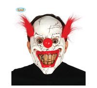 Maschera Clown Horror con Capelli - Halloween