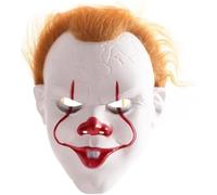 Maschera Da Clown O Maschera It Pennywise. Fantastica Maschera Da Clown Assassino Come Accessorio Per Il Costume. Maschera Da Clown Horror Realistica. Maschere Da Clown Assassino.